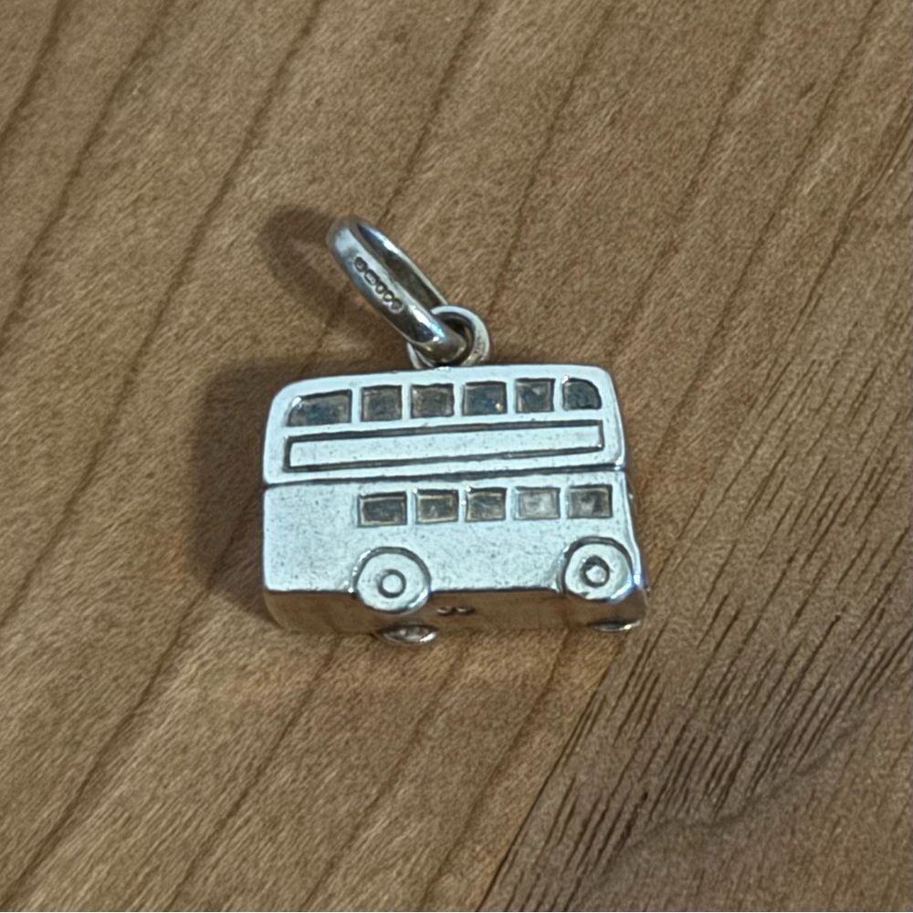 Links of London 925 Double Decker Bus Charm